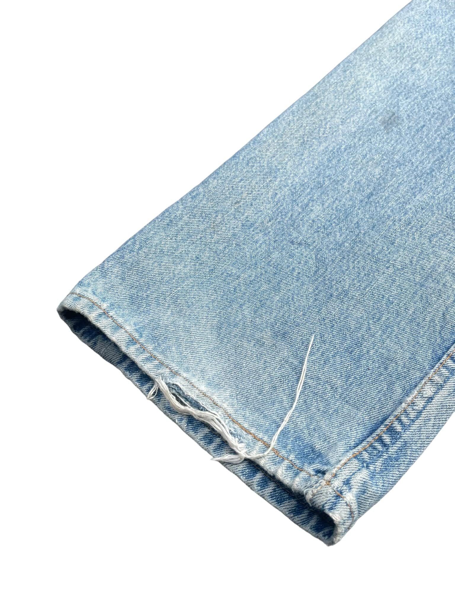 Vintage 1996 Levis 501 e Usa Irregular Faded Distressed
