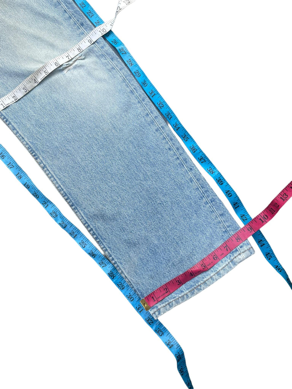Vintage 1996 Levis 501 e Usa Irregular Faded Distressed