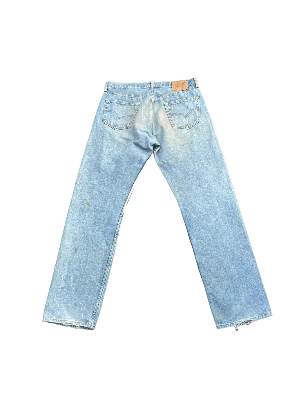 Vintage 1996 Levis 501 e Usa Irregular Faded Distressed