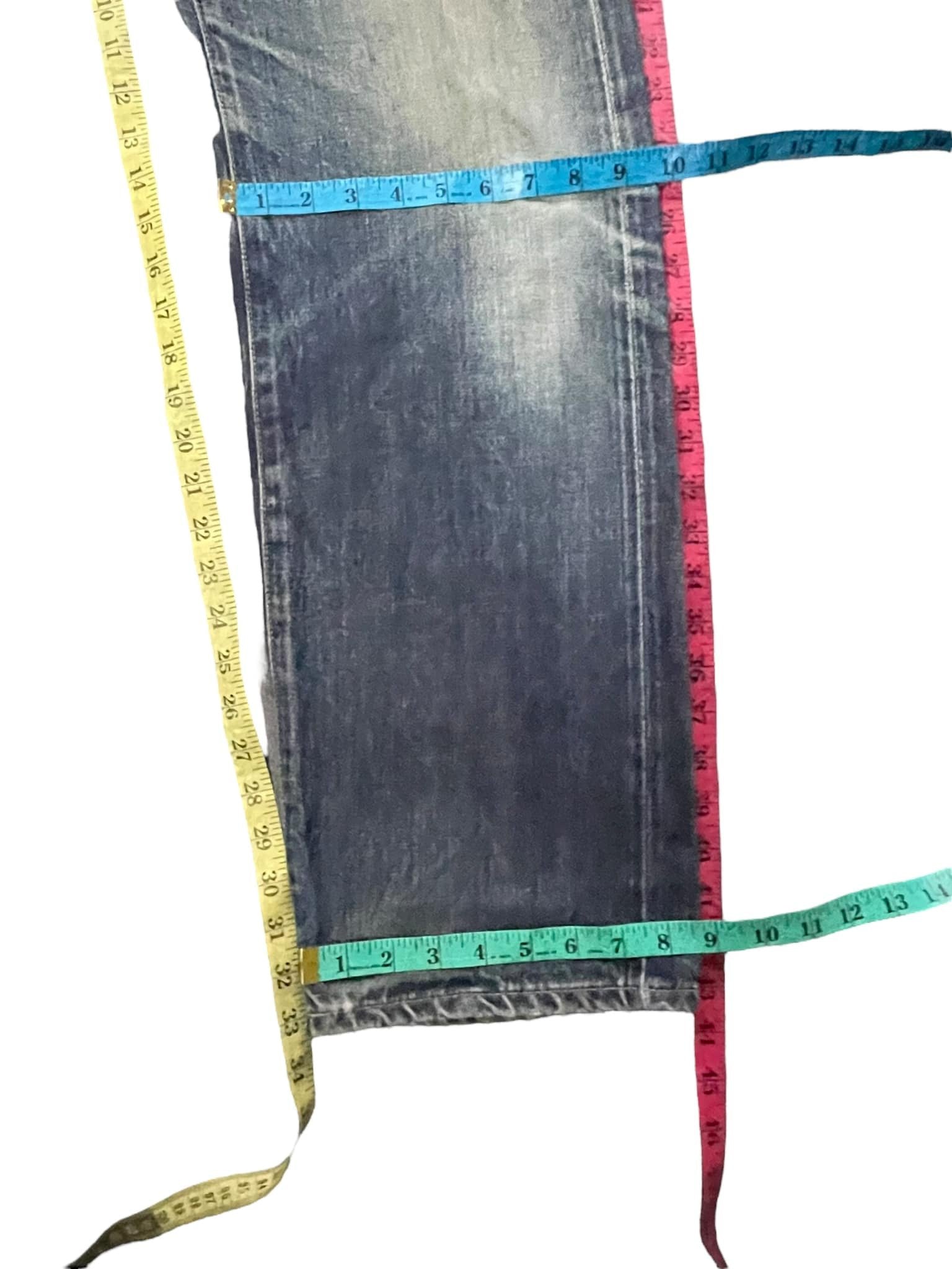 Vintage Blue Way Selvedge Distresed Denim