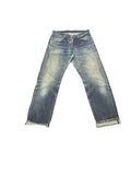 Vintage Blue Way Selvedge Distresed Denim