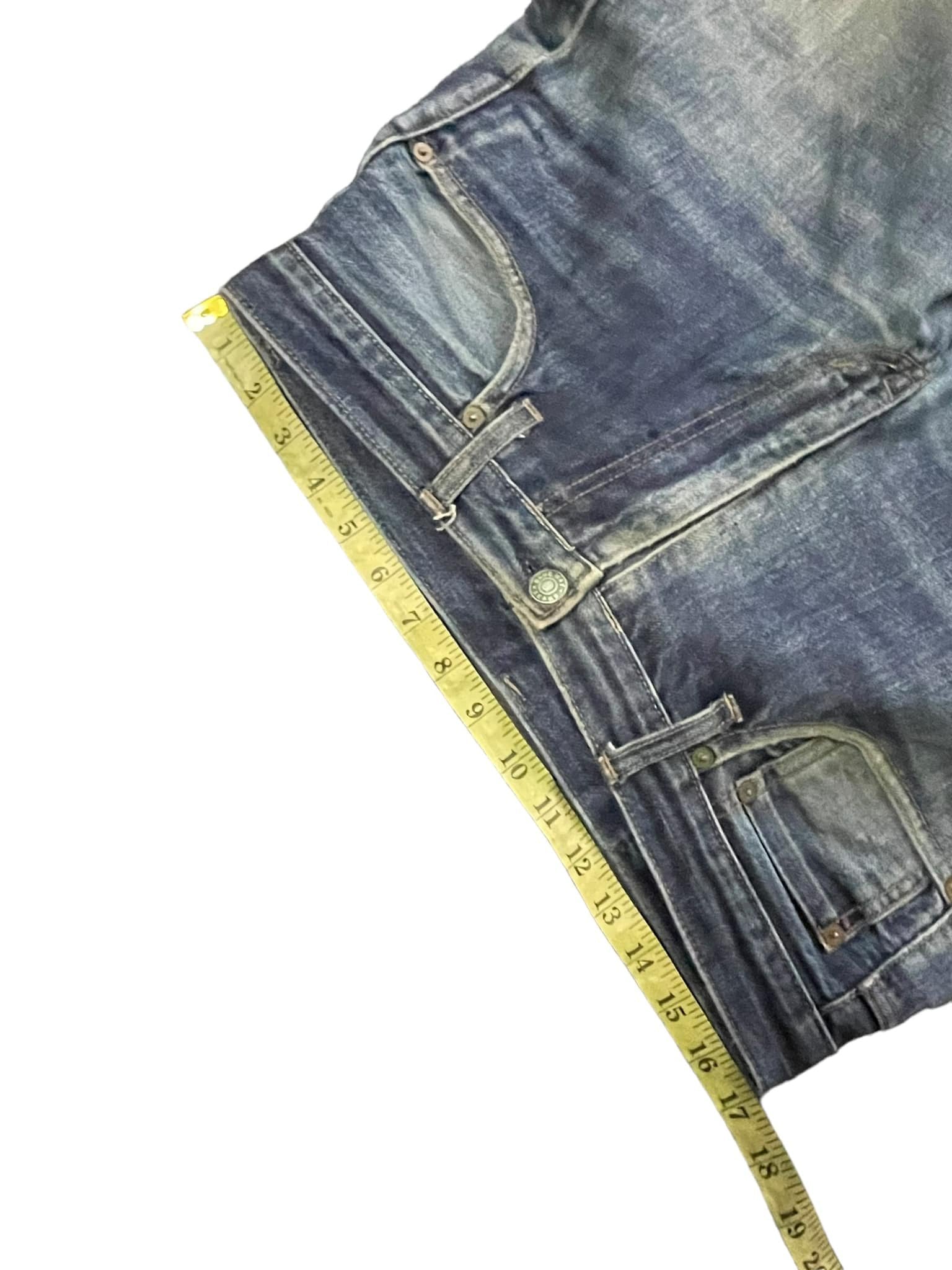 Vintage Blue Way Selvedge Distresed Denim