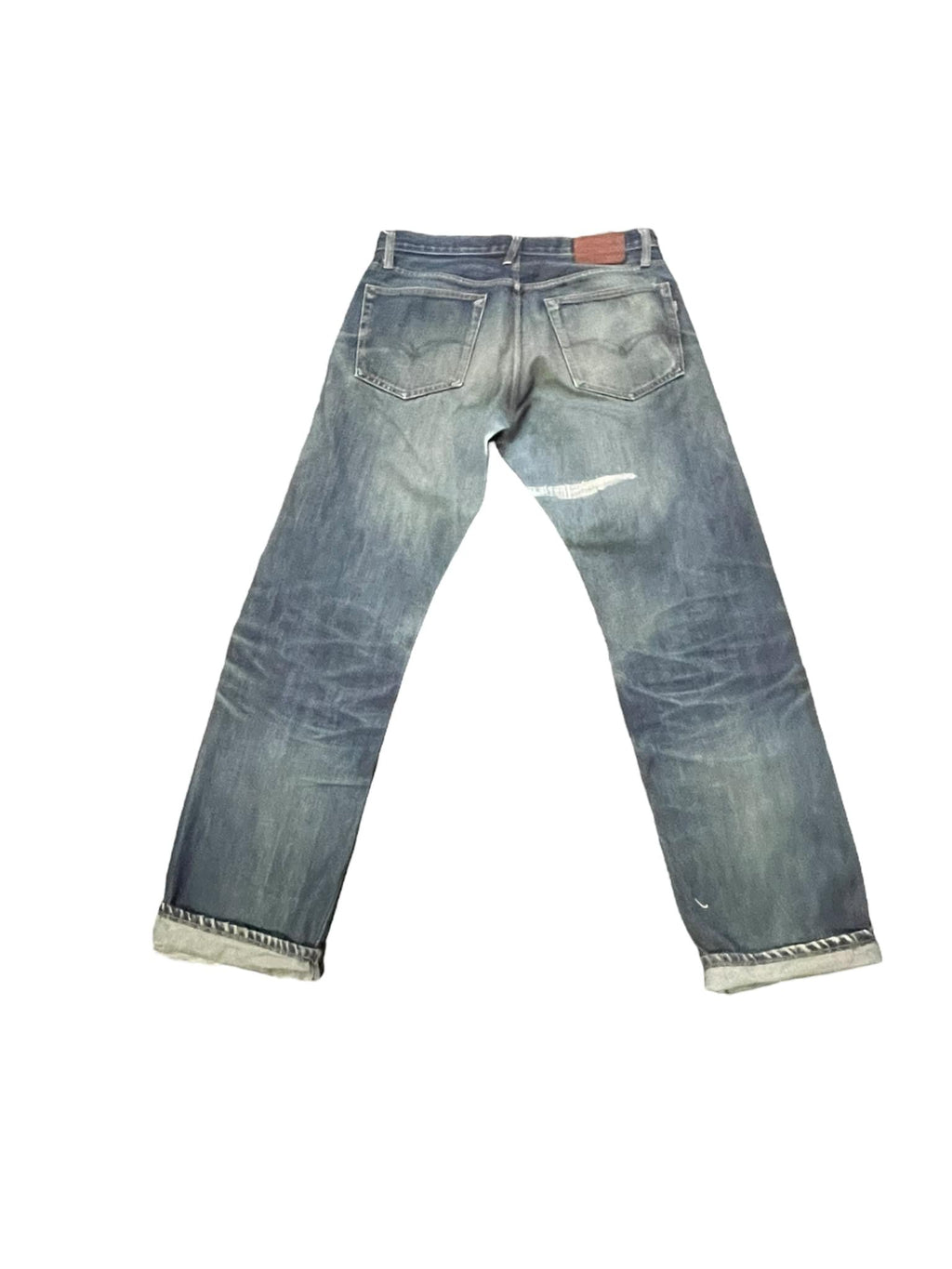 Vintage Blue Way Selvedge Distresed Denim