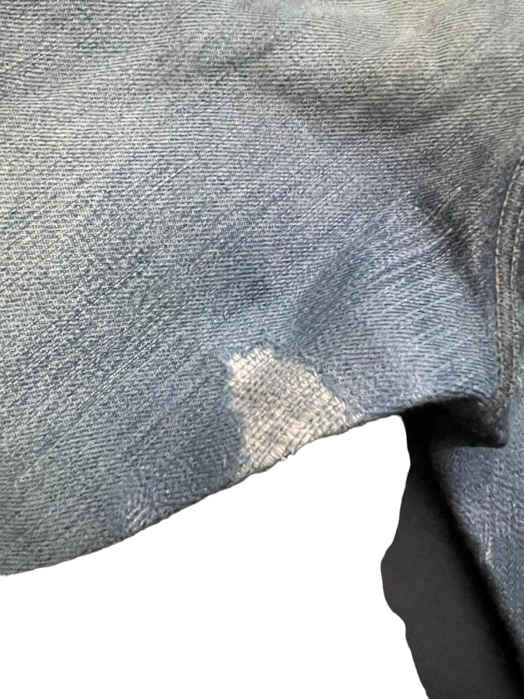 Vintage Blue Way Selvedge Distresed Denim