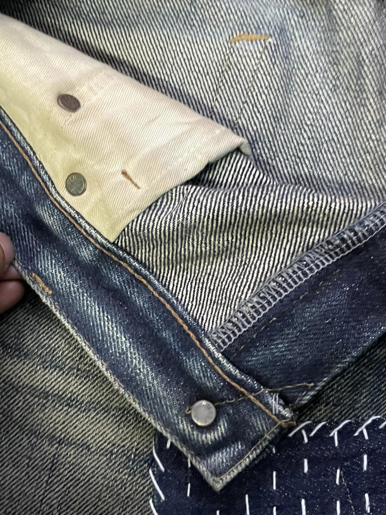 Vintage Kojima Genes Selvedge Distressed Denim