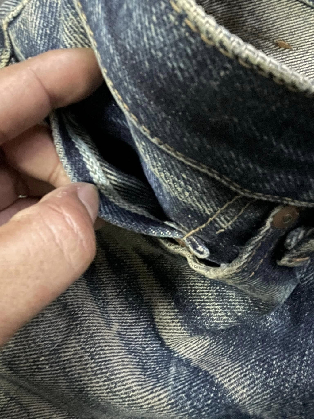 Vintage Kojima Genes Selvedge Distressed Denim
