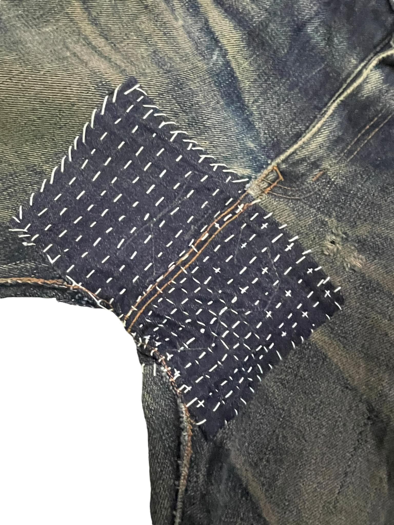Vintage Kojima Genes Selvedge Distressed Denim
