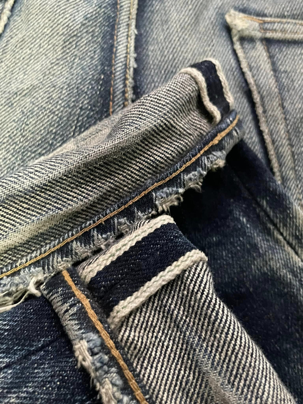 Vintage Kojima Genes Selvedge Distressed Denim
