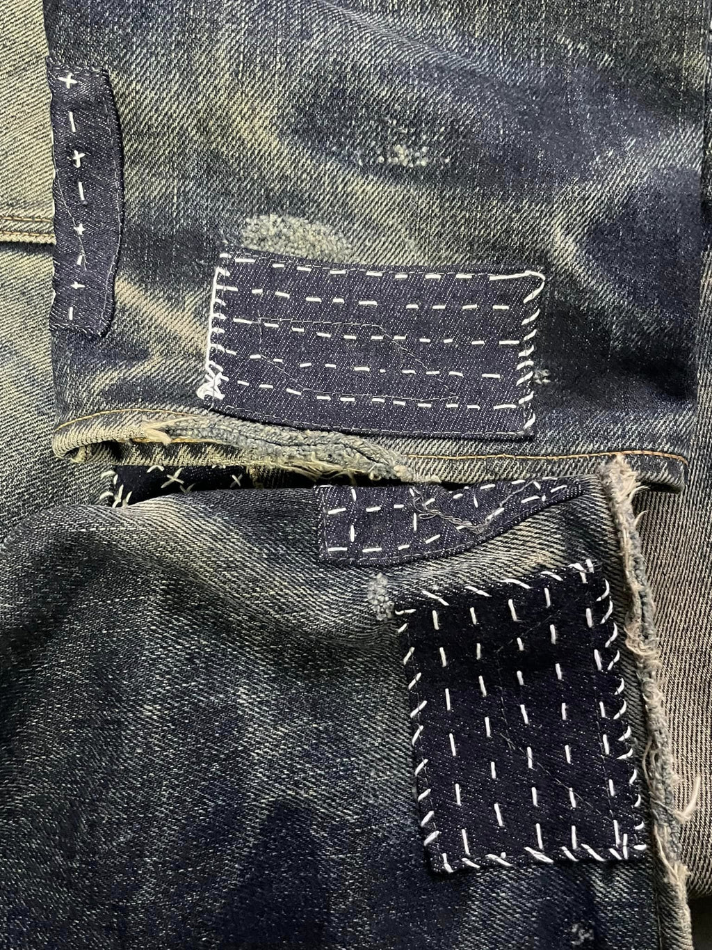 Vintage Kojima Genes Selvedge Distressed Denim