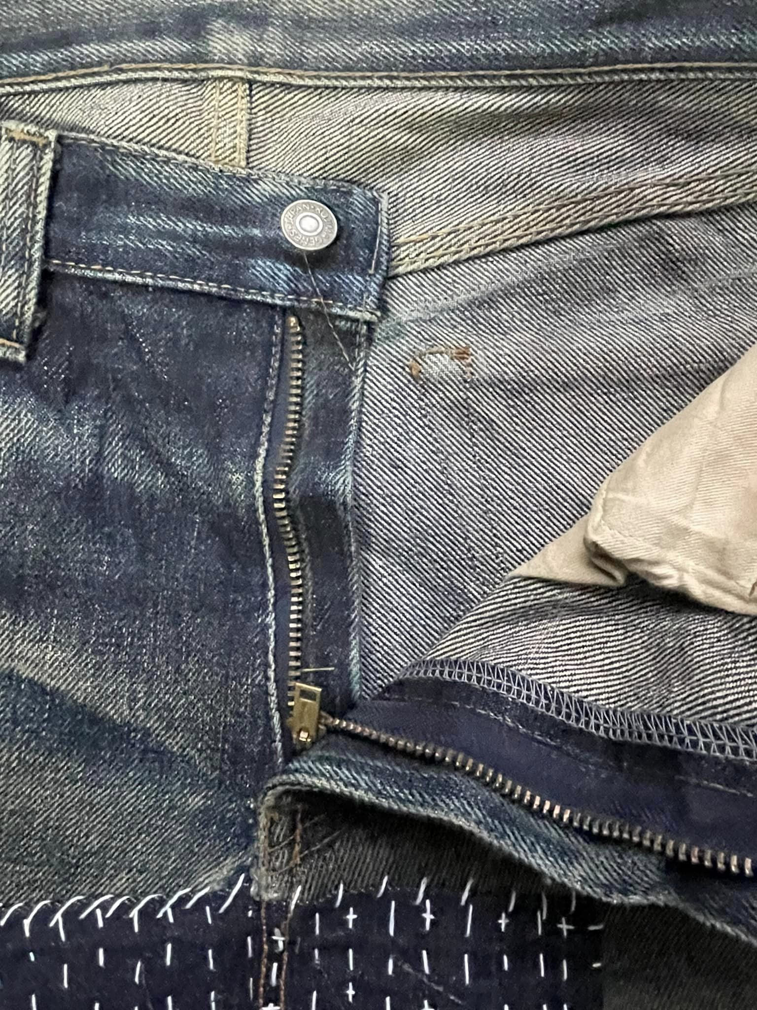 Vintage Kojima Genes Selvedge Distressed Denim