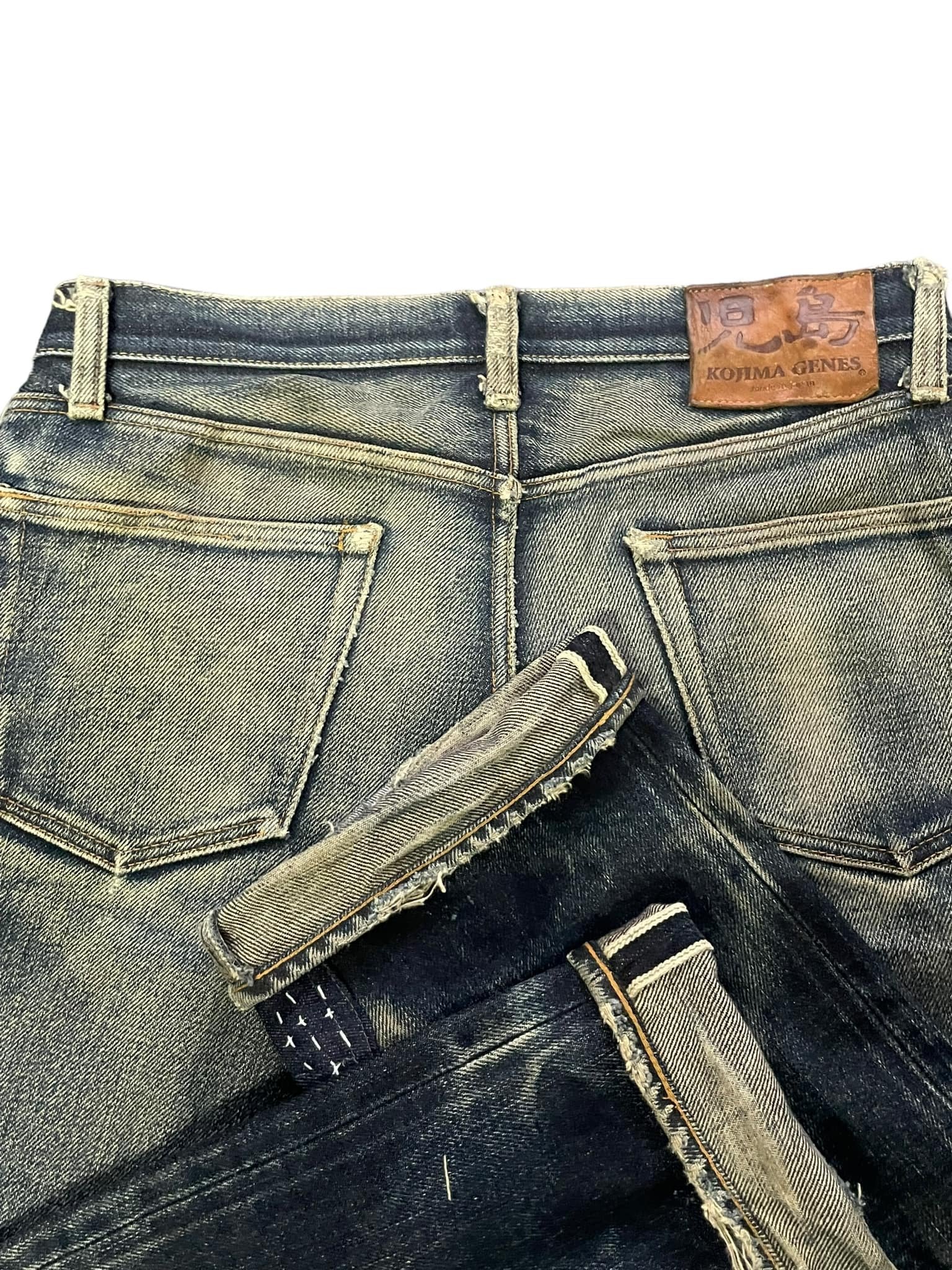 Vintage Kojima Genes Selvedge Distressed Denim