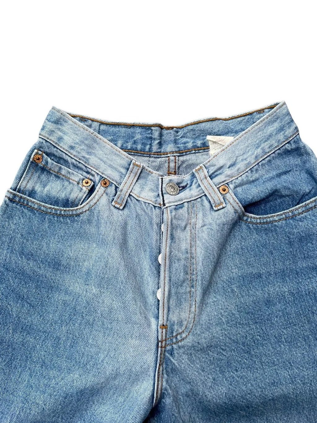 Vintage 1990 Levis 501 e Faded Distressed
