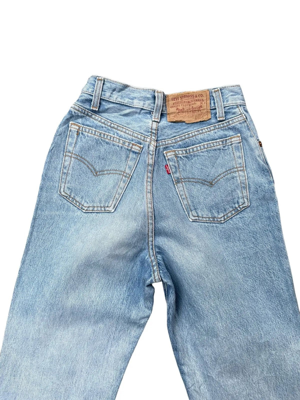 Vintage 1990 Levis 501 e Faded Distressed