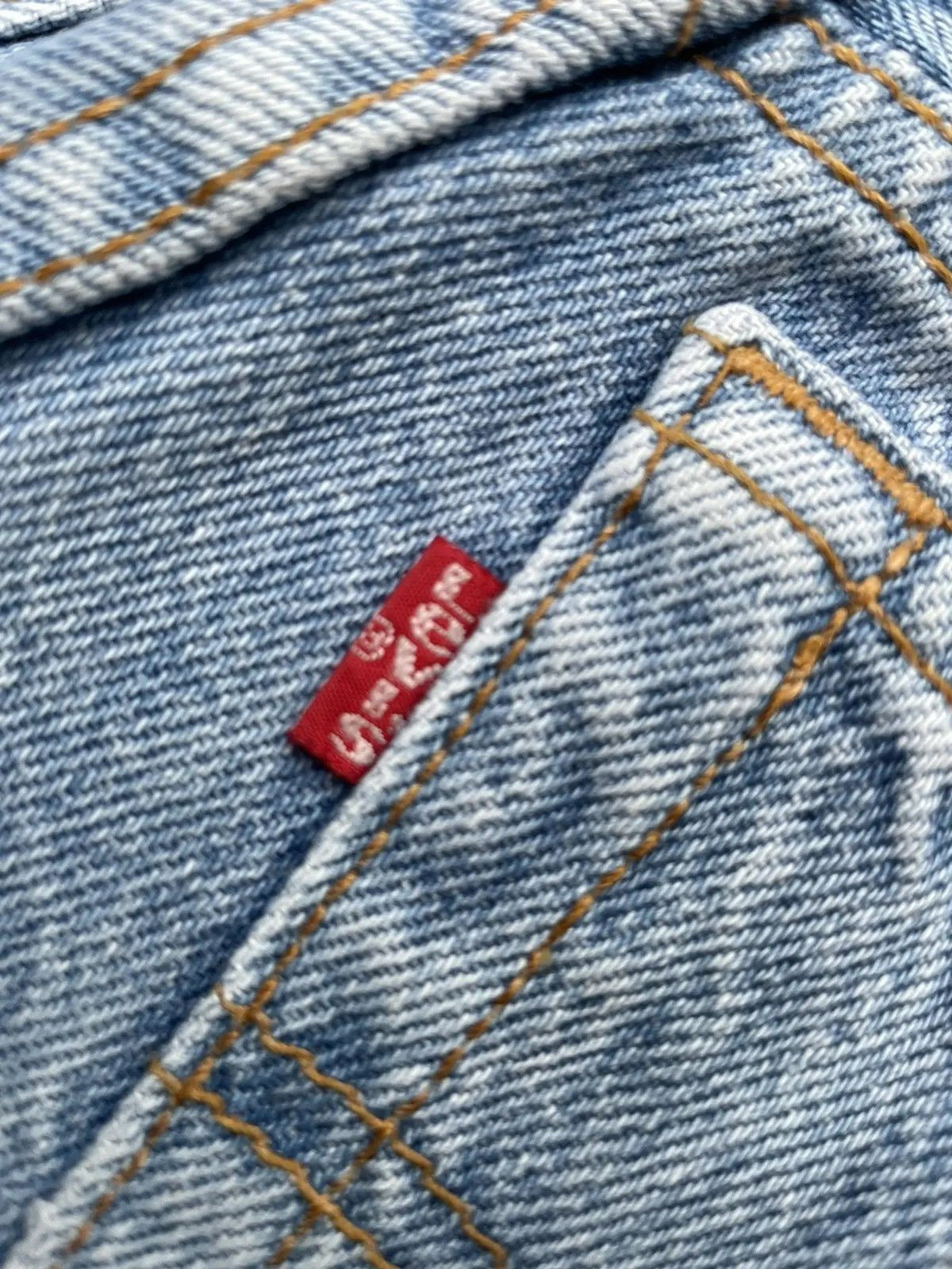 Vintage 1990 Levis 501 e Faded Distressed