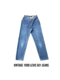 Vintage 1990 Levis 501 e Jeans