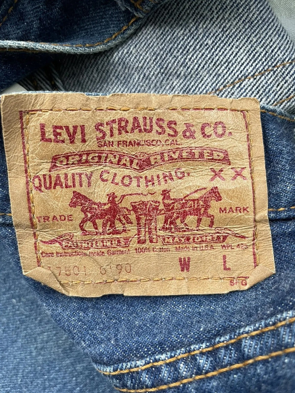 Vintage 1990 Levis 501 e Jeans