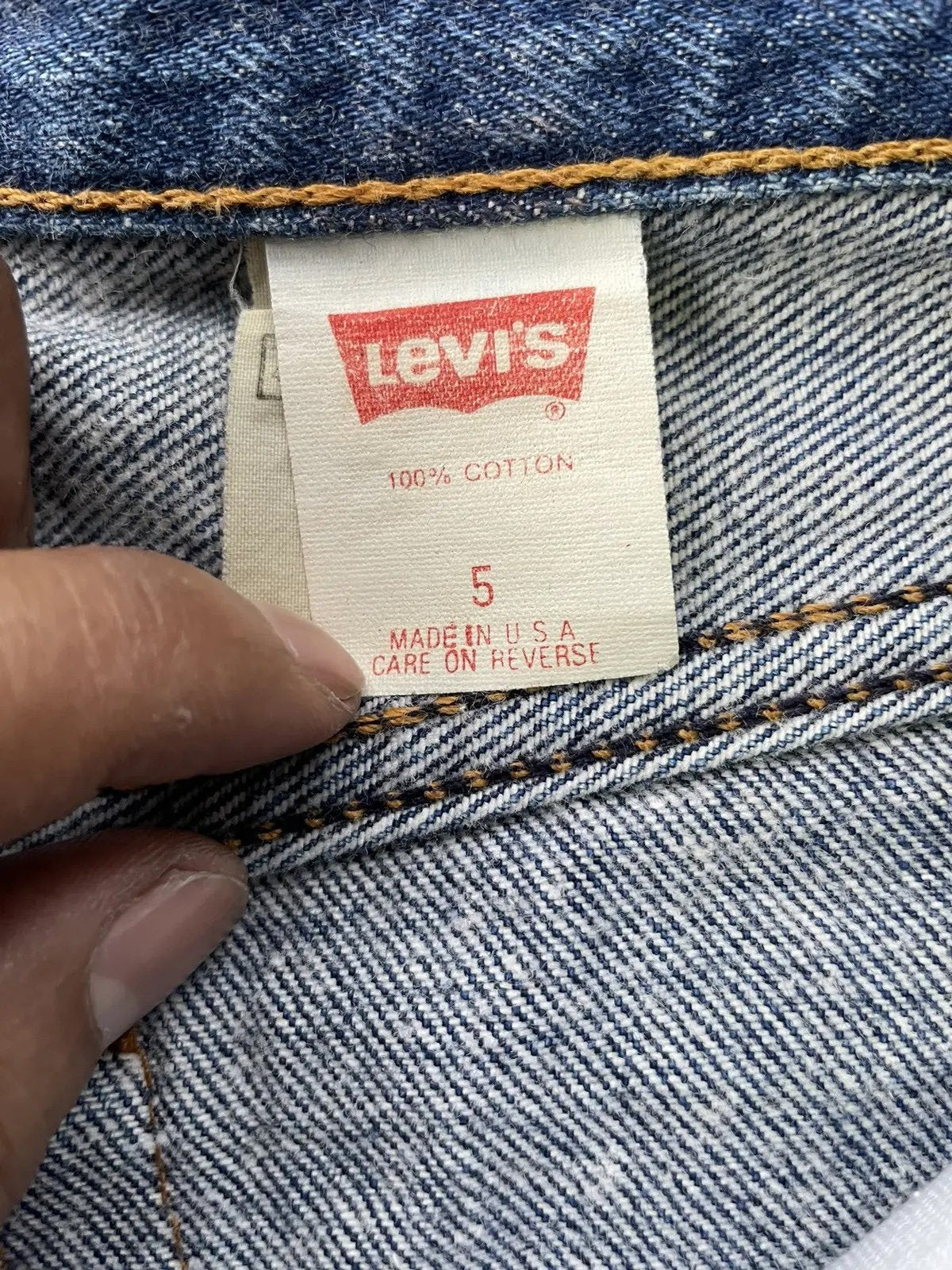 Vintage 1990 Levis 501 e Jeans