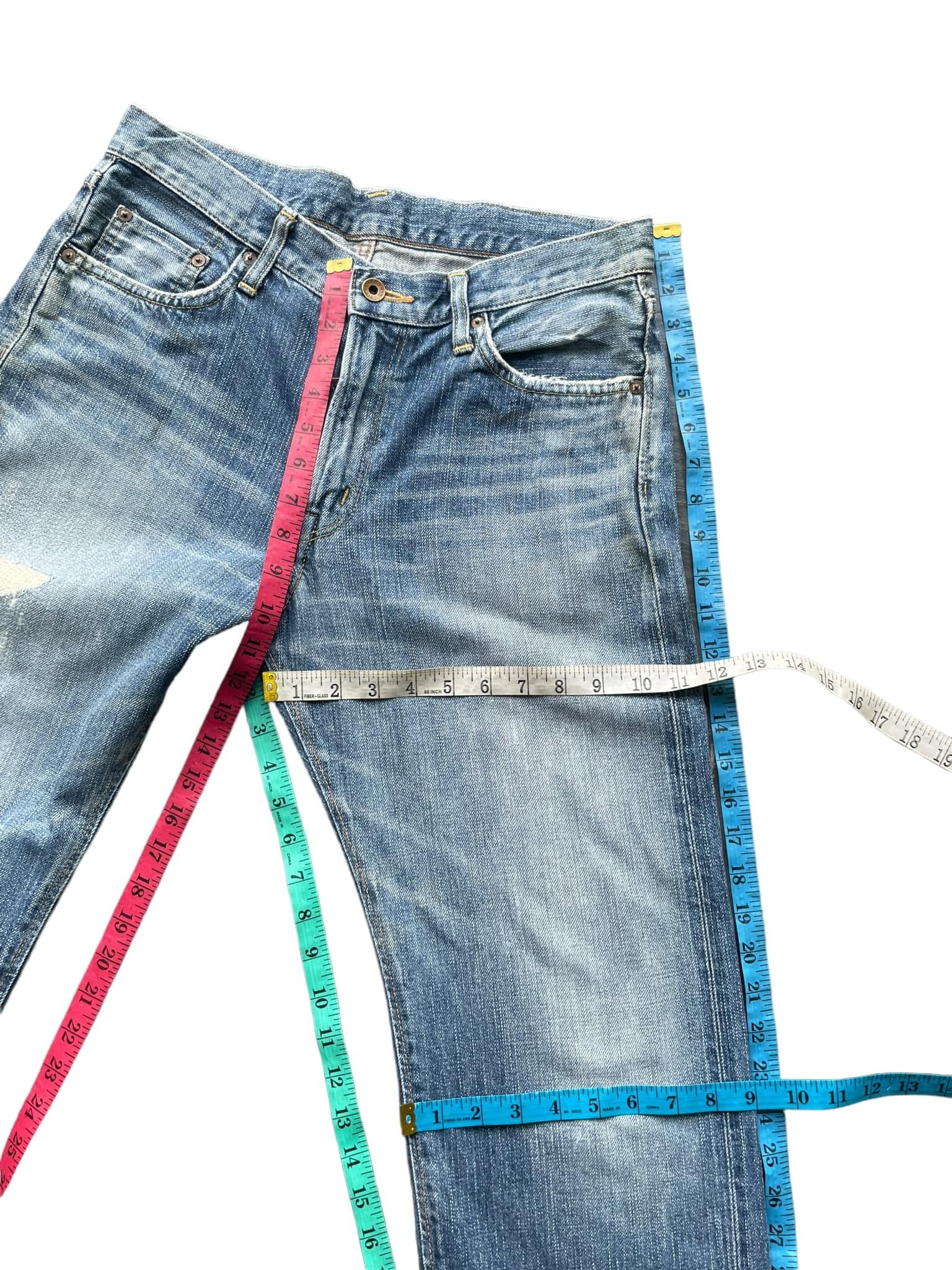 Vintage Edwin Selvedge Distressed Denim