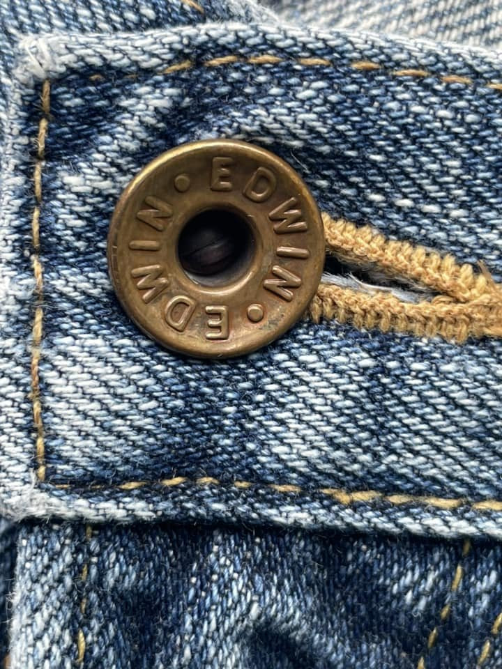 Vintage Edwin Selvedge Distressed Denim