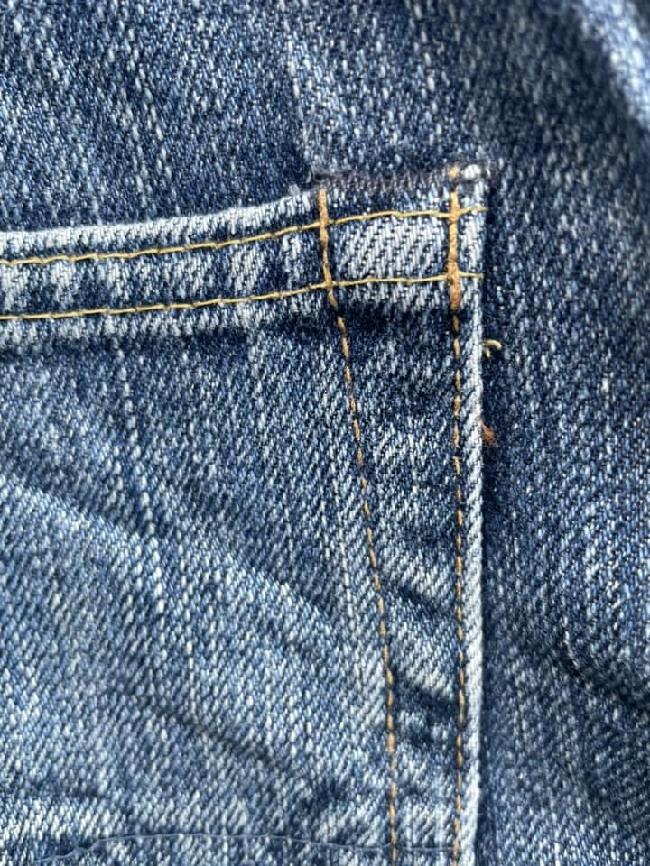 Vintage Edwin Selvedge Distressed Denim