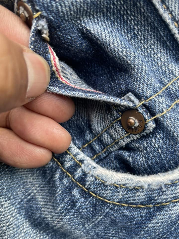 Vintage Edwin Selvedge Distressed Denim
