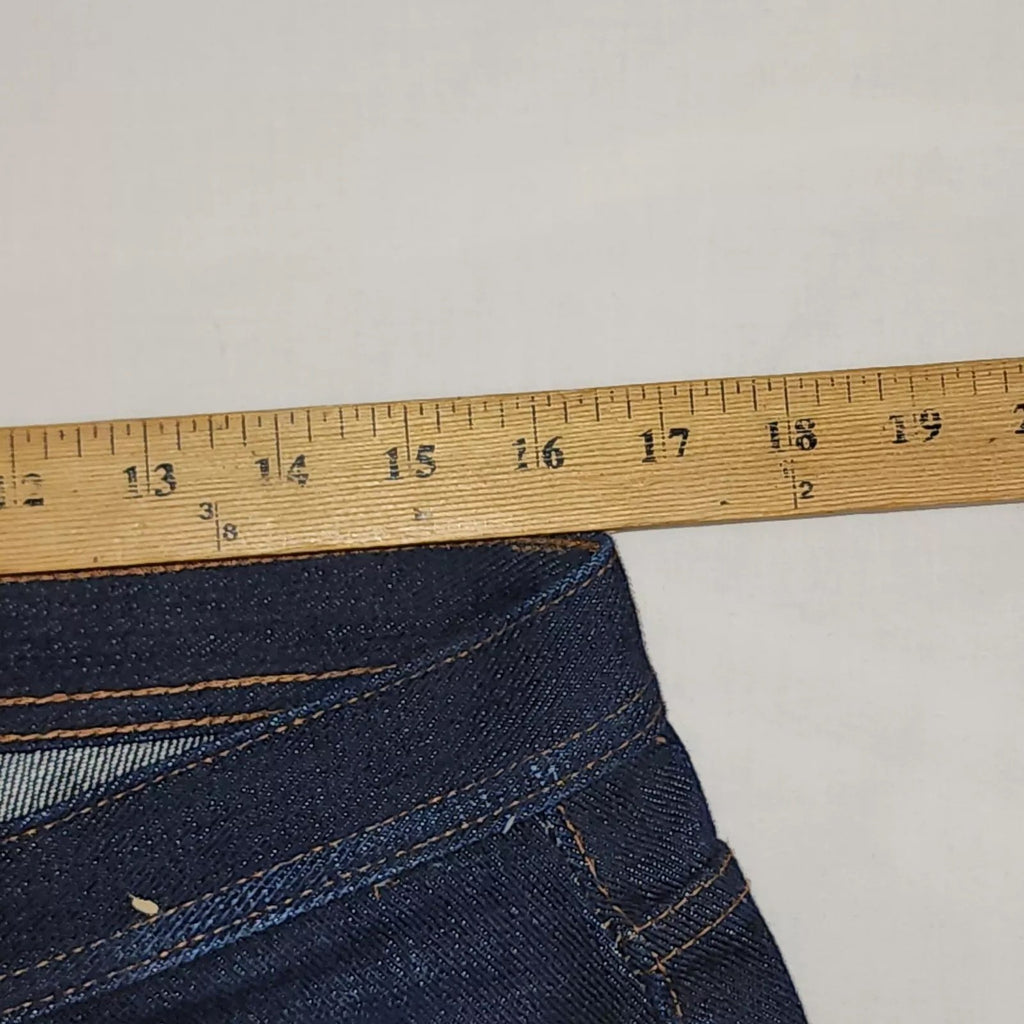 Unbranded Brand Selvedge Jeans Mens 32x32 Blue Indigo Slub Raw Denim Button Fly