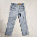 Vintage Levis Light Wash 30 X 25 Distressed Worn Tattere Blue Jeans Orange Tab