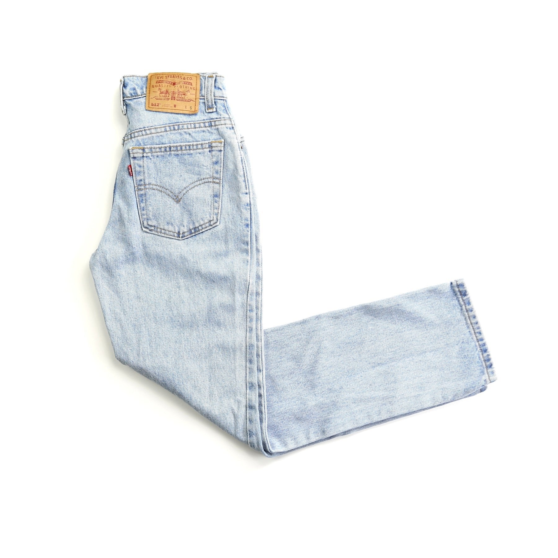 VINTAGE LEVIS 512 MEDIUM WASH HIGH WAISTED JEANS