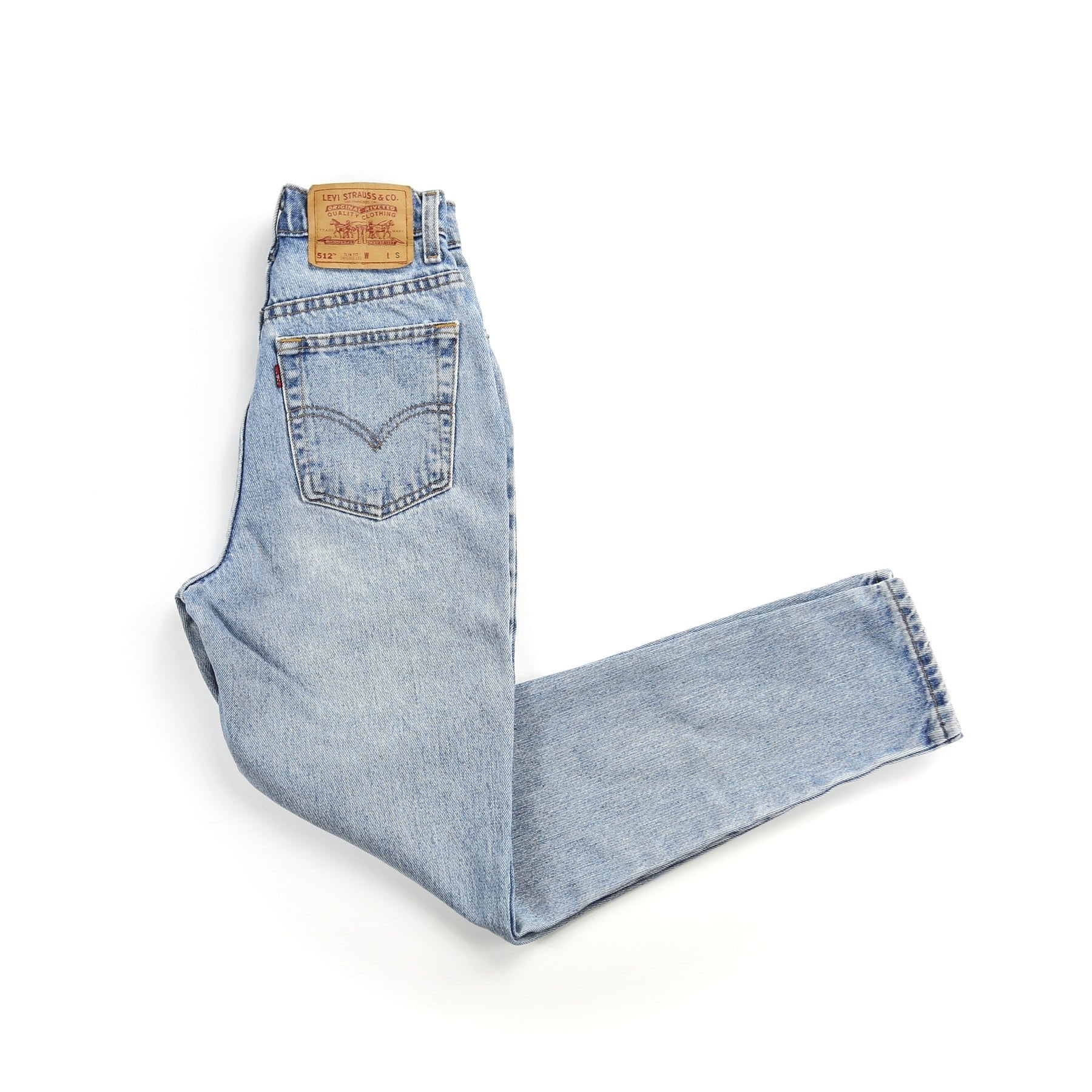 VINTAGE LEVIS 512 MEDIUM WASH HIGH WAISTED JEANS