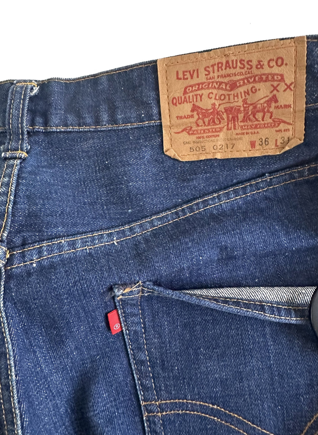 Early 70s Levi’s single stitch 505