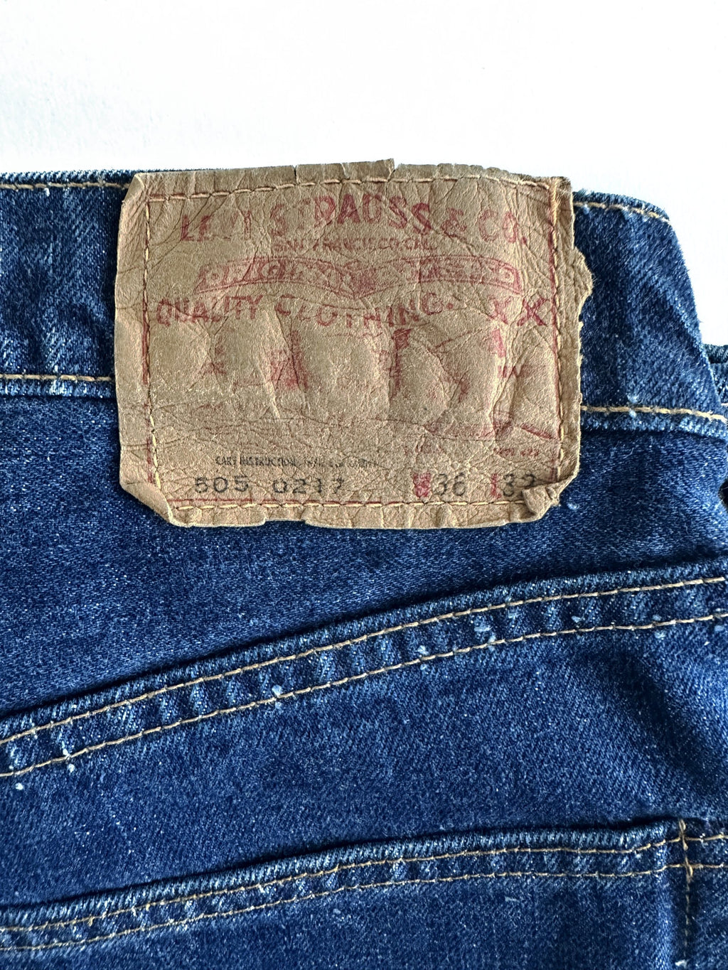 Late 60s - 1971 Levi’s Big E 505