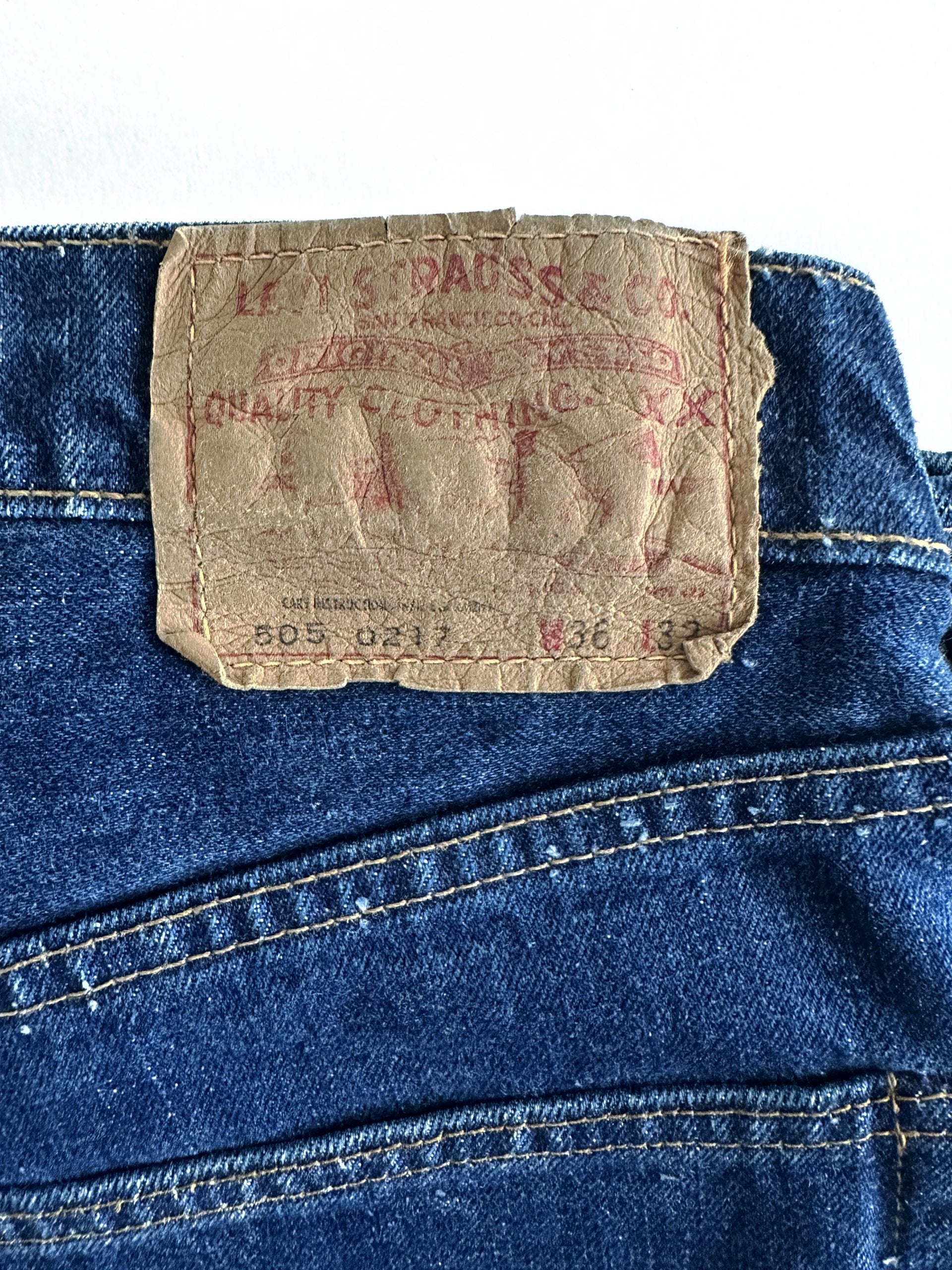 Late 60s - 1971 Levi’s Big E 505