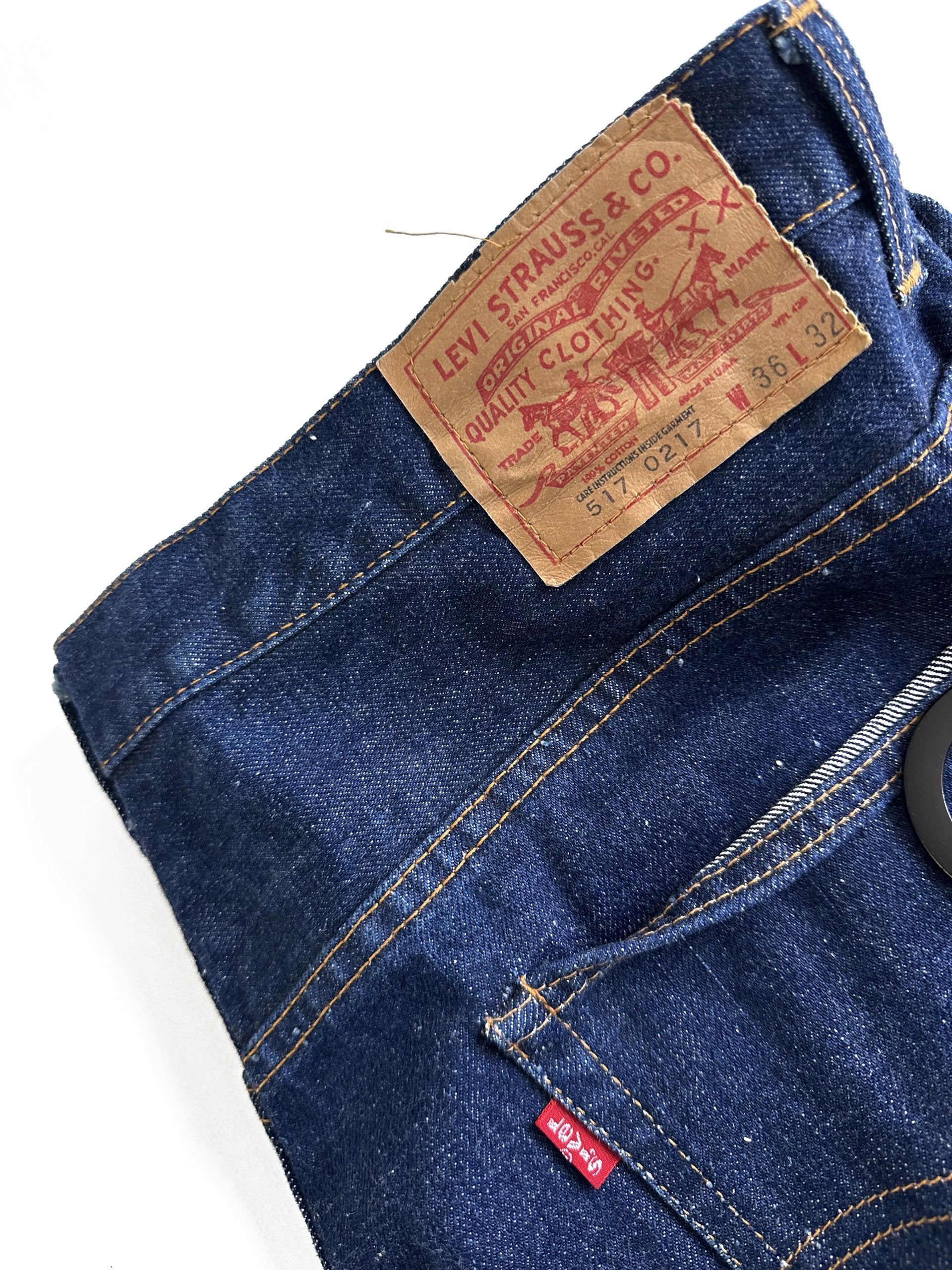 Early 70s Levi’s one-wash single stitch 517