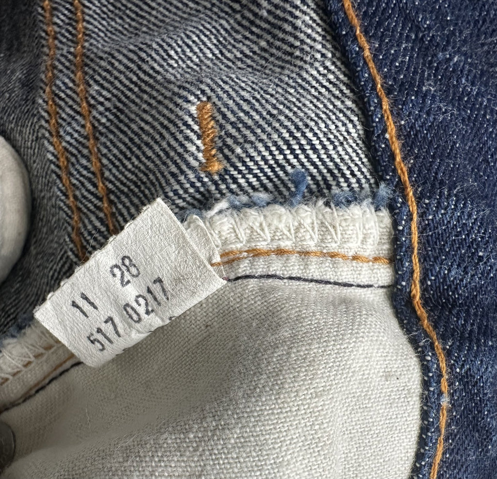 Early 70s Levi’s one-wash single stitch 517