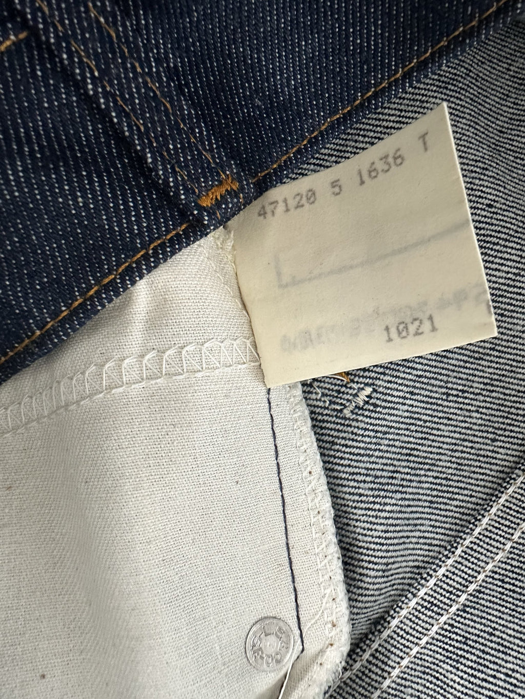 1981 Flashers Deadstock Levi’s Orange Tab 517 Saddleman Boot Jeans