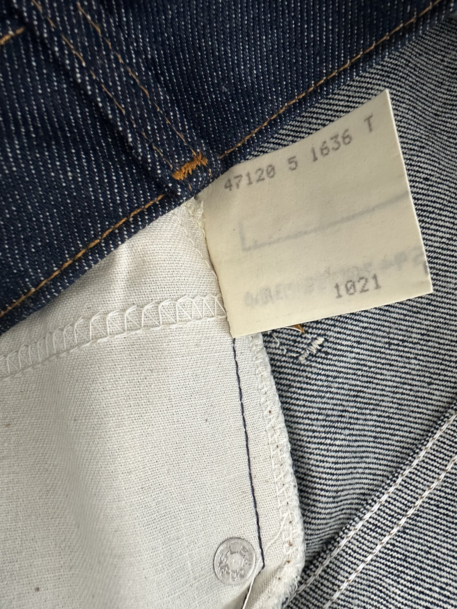 1981 Flashers Deadstock Levi’s Orange Tab 517 Saddleman Boot Jeans