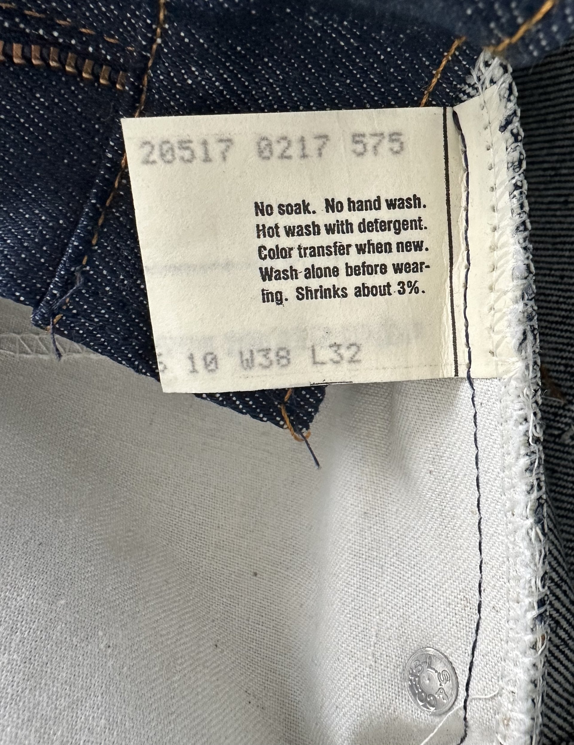1981 Flashers Deadstock Levi’s Orange Tab 517 Saddleman Boot Jeans