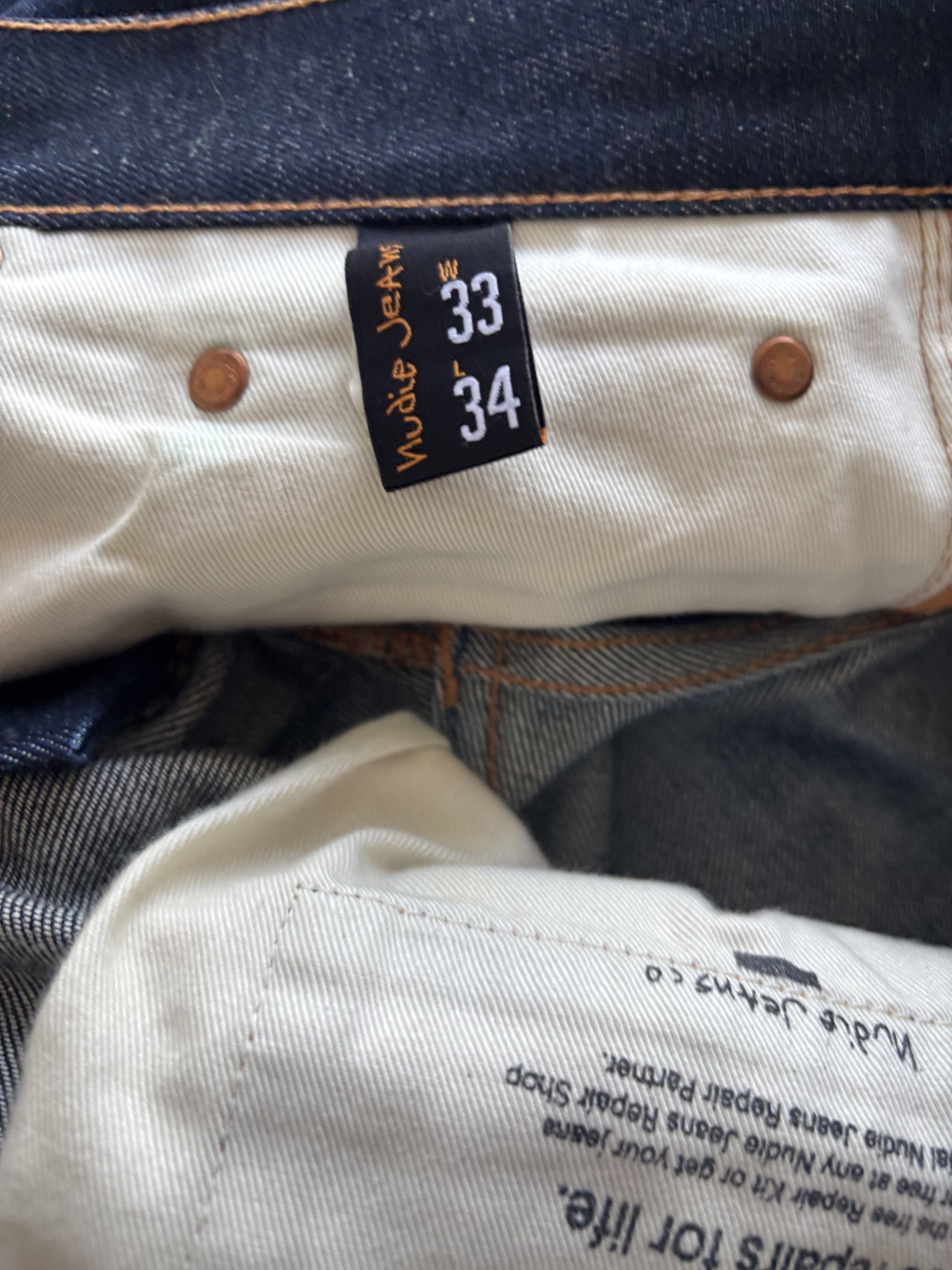 NUDIE - GRITTY JACKSON - DRY MAZE SELVAGE - 33/34