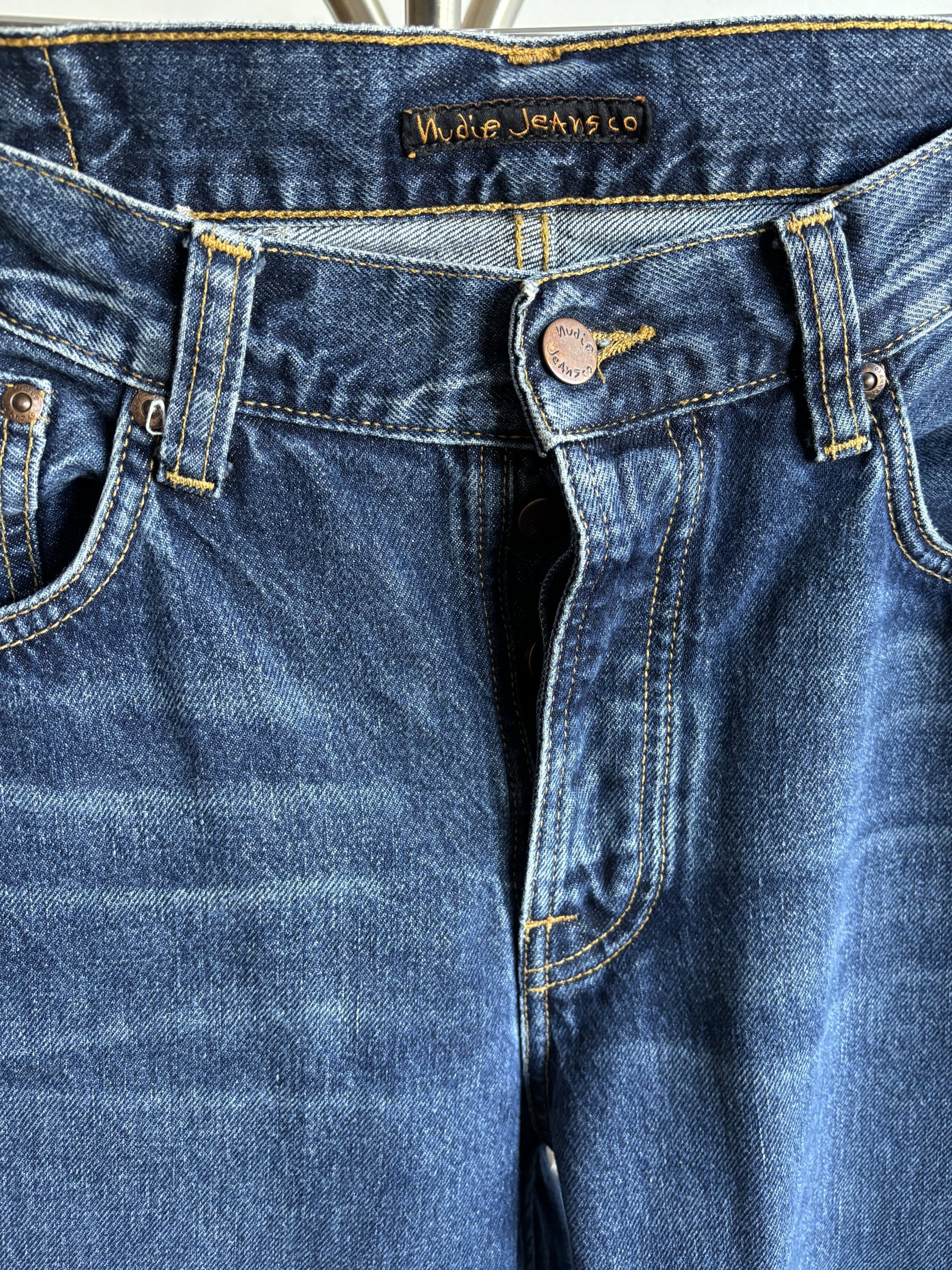 NUDIE JEANS - STEADY EDDIE II - BLUE SLATE - 34/34