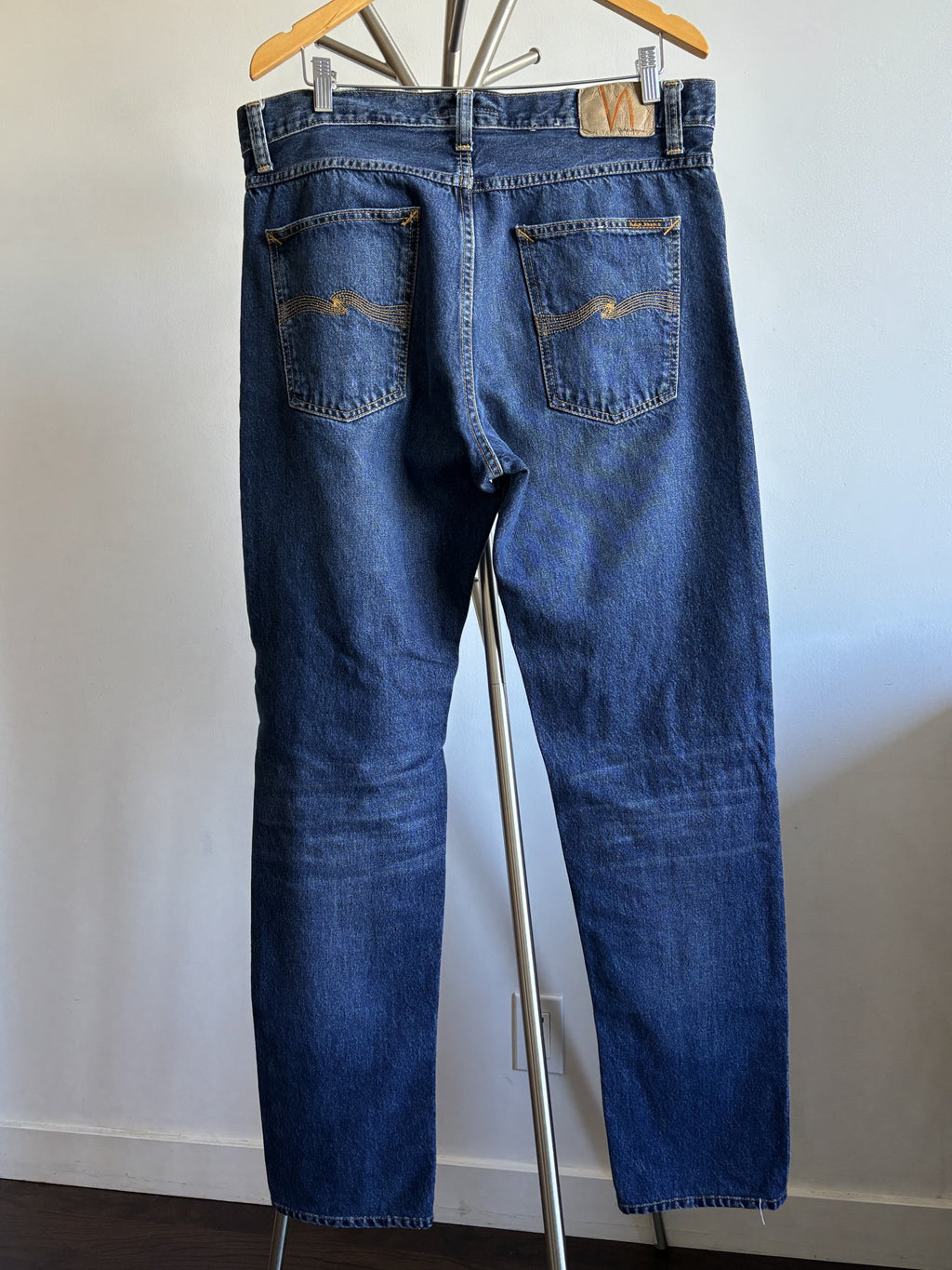 NUDIE JEANS - STEADY EDDIE II - BLUE SLATE - 34/34