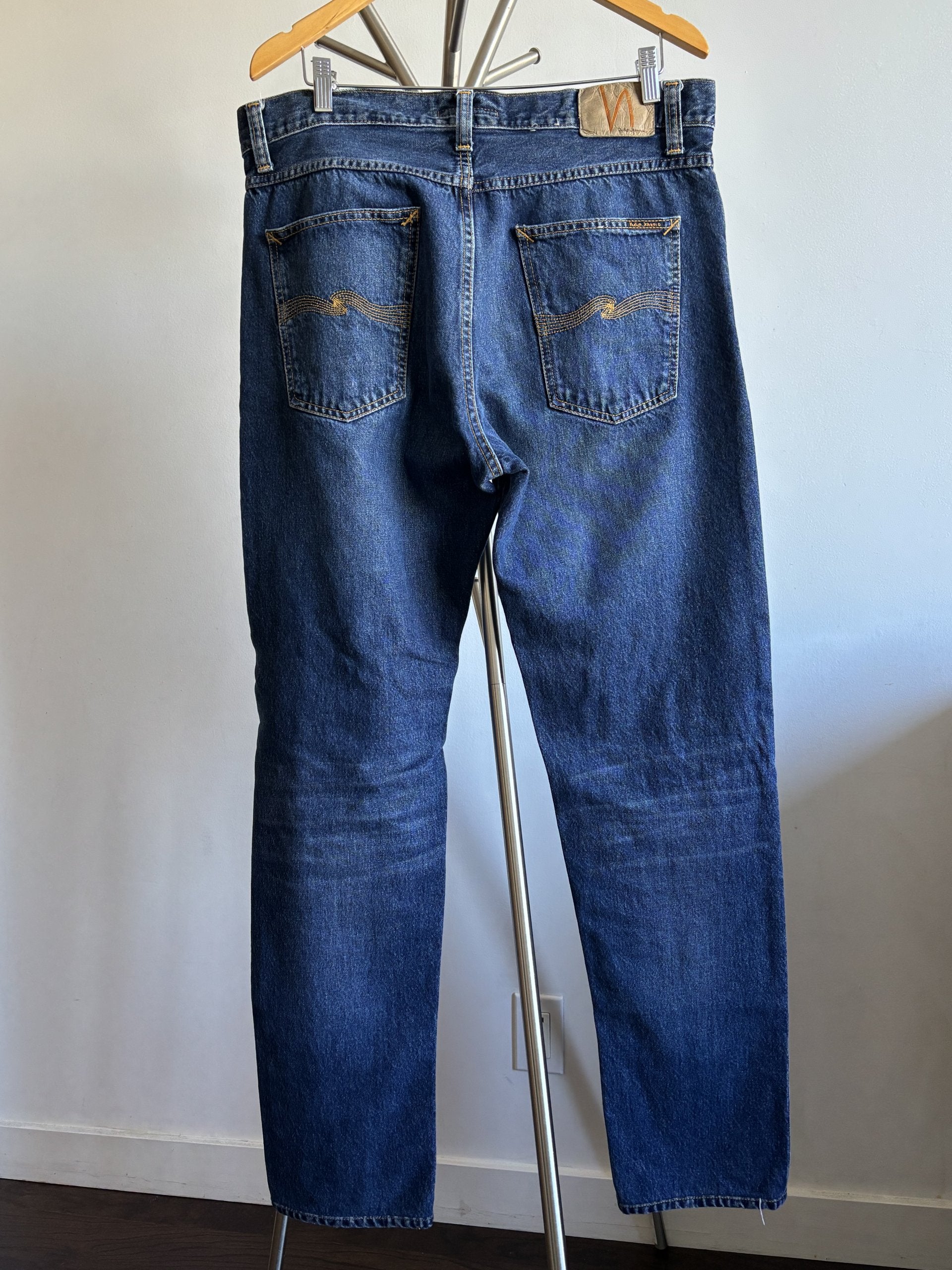 NUDIE JEANS - STEADY EDDIE II - BLUE SLATE - 34/34