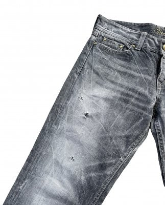 Vintage Vanquish Gold Japan Aging Distressed