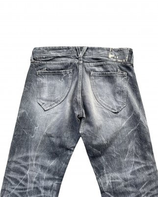 Vintage Vanquish Gold Japan Aging Distressed