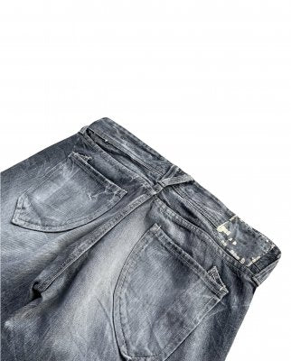 Vintage Vanquish Gold Japan Aging Distressed