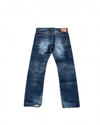 Vintage Soul of Freedom Aging Distressed Denim