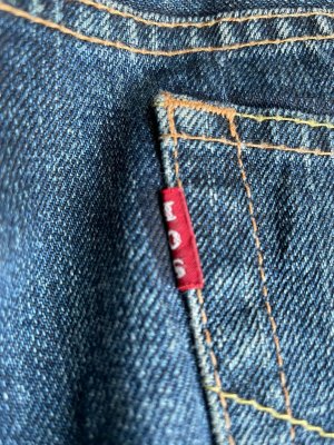 Vintage Soul of Freedom Aging Distressed Denim