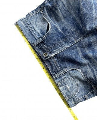Vintage AVH Costume Aging Distressed Denim