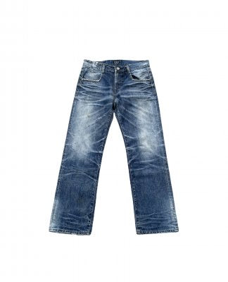 Vintage AVH Costume Aging Distressed Denim