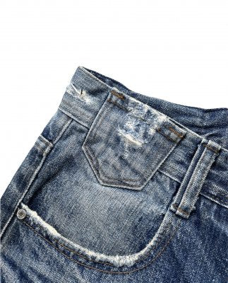 Vintage AVH Costume Aging Distressed Denim