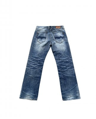 Vintage AVH Costume Aging Distressed Denim